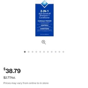 2-IN-1 Anti-Dandruff Shampoo + Conditioner